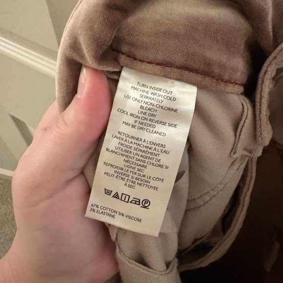 VIRAL Anthropologie Colette Full-Length Velvet Pants by Maeve - Picture 7 of 7